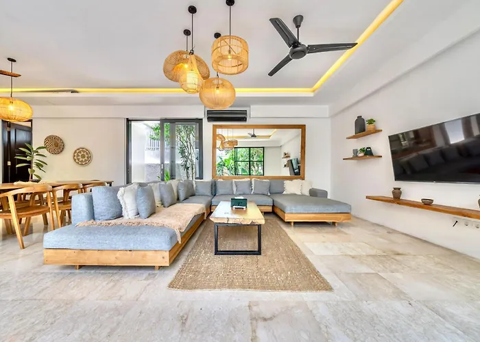 Nelayan Garden Exquisite 3 Bedroom 600 Meter From * Canggu